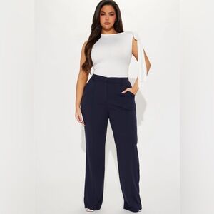 NWT Fashion Nova Navy Trousers